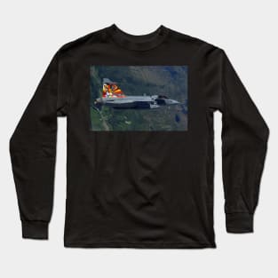 My tiger on a SAAB JAS - 39 Gripen Long Sleeve T-Shirt